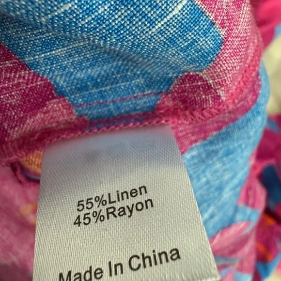 Tuckernuck Pink and Blue Floral Dress - Picture 9 of 9